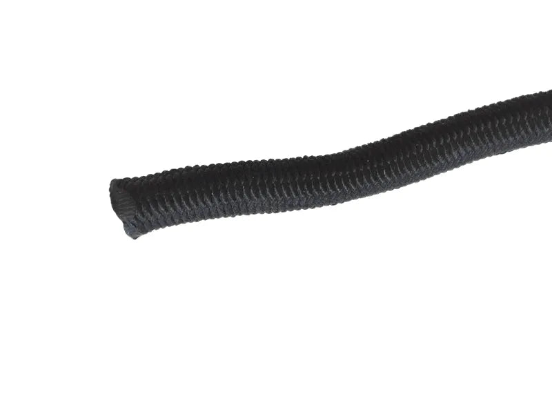 Zwart 10mm koordelastiek 100m rol zeildoekshop