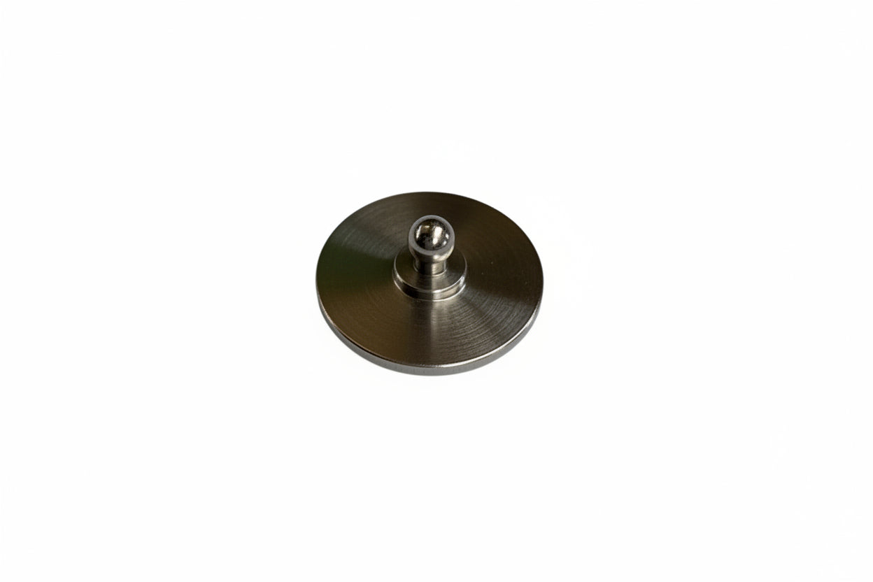 ronde RVS loxx plaat