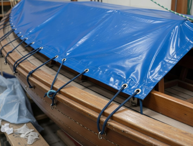 afdekzeil met koordelastiek