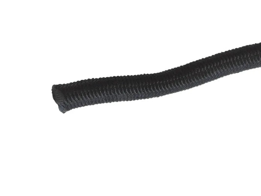 Zwart 10mm koordelastiek 100m rol zeildoekshop