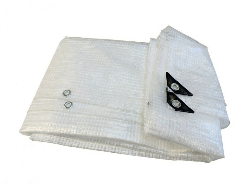 gewapend afdekzeil  transparant