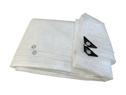 gewapend afdekzeil  transparant