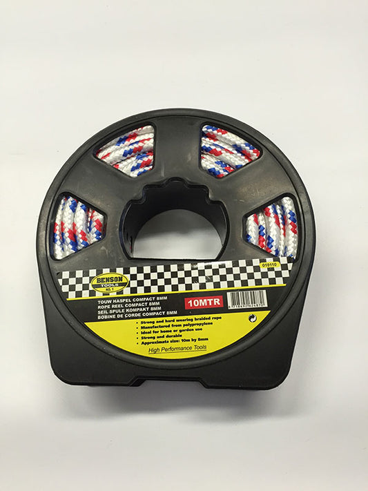 10m blauw polyprop touw