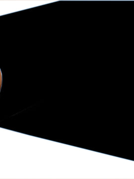 Zwart PVC Bisonyl doek, 300cm breed