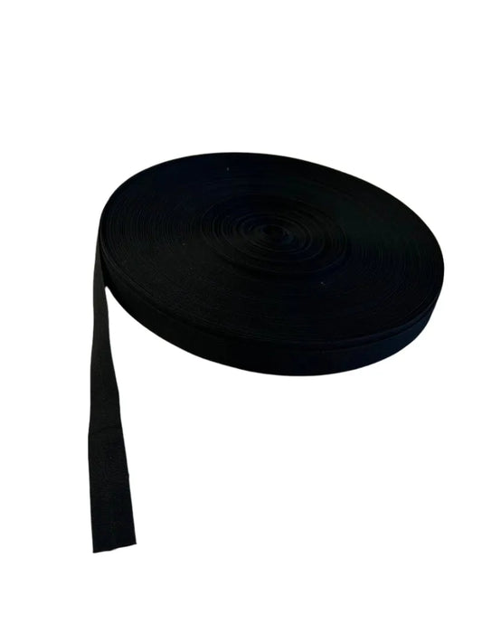 zwart biesband van polyester