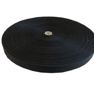 zwart polyester band 25mm