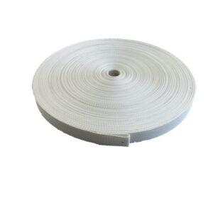 rol 50m wit polyester band 25mm breed