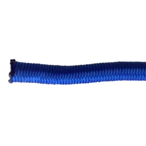 8mm dik elastiek per meter blauw
