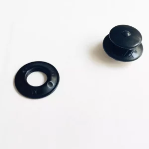 zwarte loxx knop
