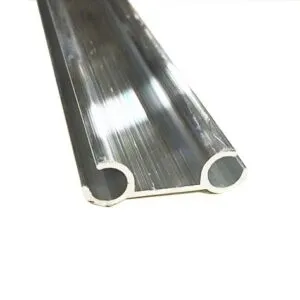 6 meter aluminium koppel profiel voor 7-8 mm kederpees;